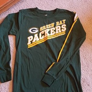 Boys long sleeved Packers shirt